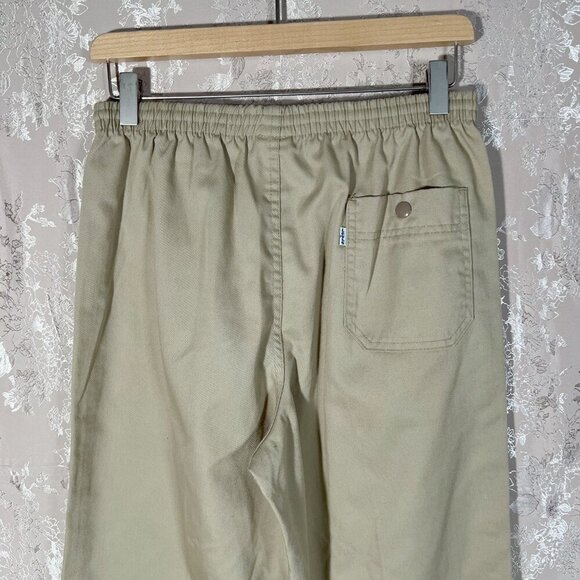 Vintage Levi's Men's Khaki Drawstring Straight Leg Pants Size M - Picture 4 of 7